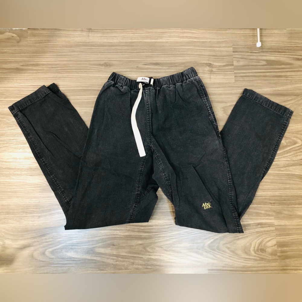 Advisory Board Crystals Black Denim Pants
